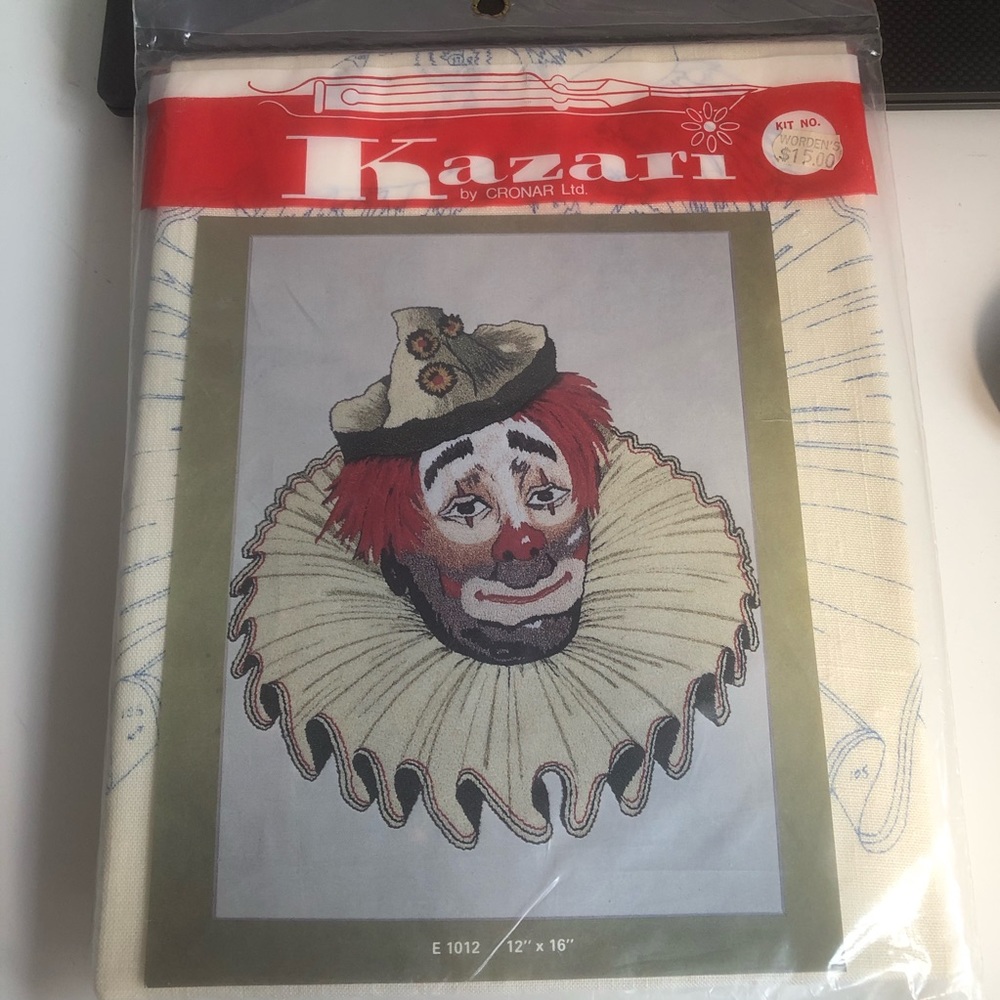 70’s vintage Japanese punch embroidery set
